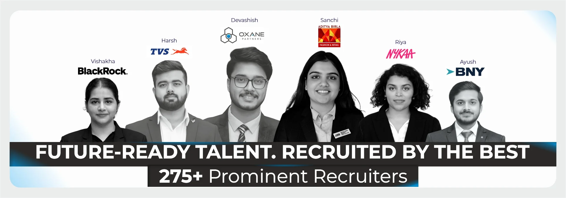 Future-ready talent recruited by the best — 275+ prominent recruiters
